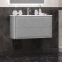 Тумба подвесная 87,8x50,2 см Opadiris Луиджи 00-00005940 серый Тумба подвесная 87,8x50,2 см Opadiris Луиджи 00-00005940 серый