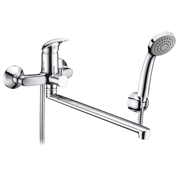 Смеситель для ванны с душевым гарнитуром WasserKRAFT Isen 2602L хром глянцевый
