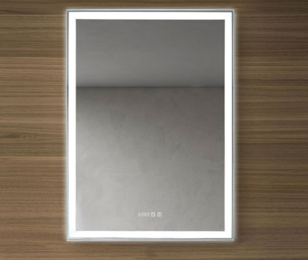 Зеркало-шкаф Silver Mirrors Киото 50 с часами и сменой цвета LED-00002356 Зеркало-шкаф Silver Mirrors Киото 50 с часами и сменой цвета LED-00002356