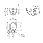 Унитаз Cersanit Brasko 64824 подвесной безободковый с микролифтом