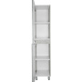 Пенал левый 36 см Loranto Florena CS00087005    серый матовый Пенал левый 36 см Loranto Florena CS00087005    серый матовый