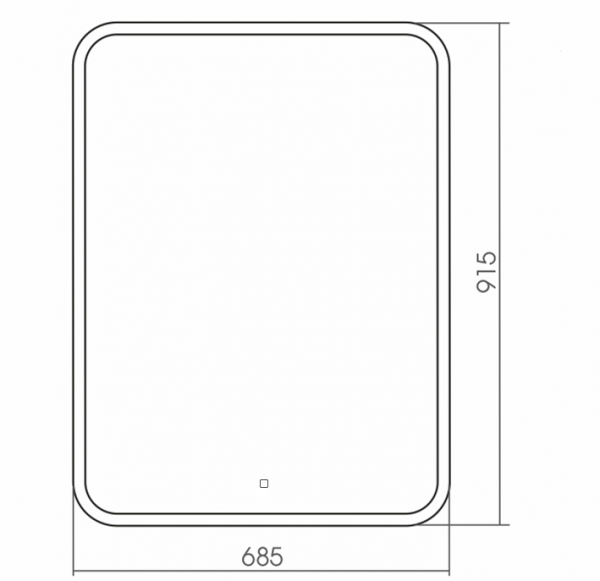 Зеркало для ванной с LED-подсветкой 69x92 Silver Mirrors Стив ФР-00001480 Зеркало для ванной с LED-подсветкой 69x92 Silver Mirrors Стив ФР-00001480