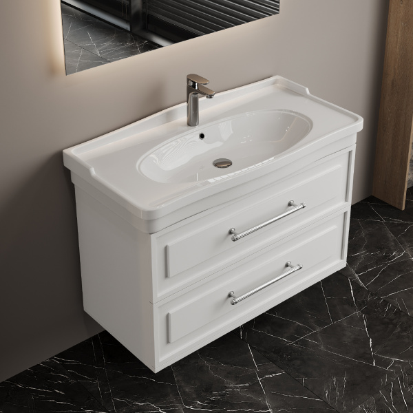 Тумба под раковину Onika Элисан 105 см 110510 белый