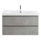 Тумба под раковину Cezares Molveno 90 см MOLVENO-90-2C-SO-BET подвесная beton