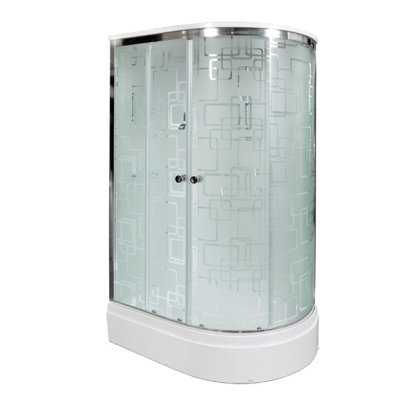 Душевая кабина DTO EM2712LEL профиль хром