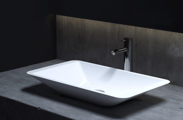 Раковина накладная Salini Callista 60 см 1101107G белая