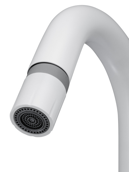 Смеситель для раковины Wonzon & Woghand WW-FE01L212-MW белый матовый