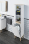 Высокий шкафчик с корзиной для белья с ножками 40 см Vitra Sento 60854 Высокий шкафчик с корзиной для белья с ножками 40 см Vitra Sento 60854