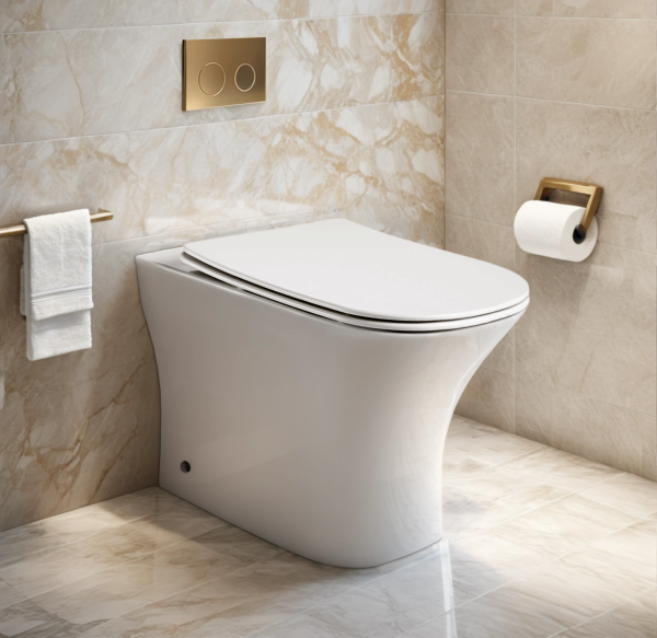 Унитаз приставной Ceruttispa Vettore CT7841 безободковый с микролифтом