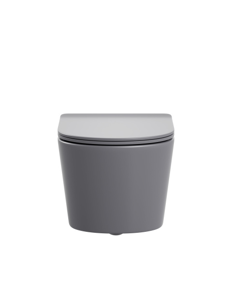 Унитаз подвесной Sapbox Lumara SB1124C1-MG безободковый с микролифтом