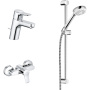 Комплект для душа  Kludi PURE&EASY 378450565 хром Комплект для душа  Kludi PURE&EASY 378450565 хром
