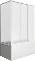 Боковая стенка BAS 75x145 профиль белый пластик матовый Боковая стенка BAS 75x145 профиль белый пластик матовый