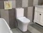 Унитаз-компакт безободковый с сиденьем микролифт Cerutti SPA VETTORE MW CT9240 матовый белый Унитаз-компакт безободковый с сиденьем микролифт Cerutti SPA VETTORE MW CT9240 матовый белый