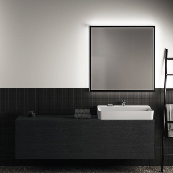 Квадратное зеркало со светодиодной подсветкой 100х100 см Ideal Standard CONCA T3967BH Квадратное зеркало со светодиодной подсветкой 100х100 см Ideal Standard CONCA T3967BH