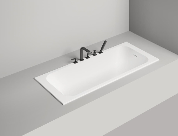 Ванна из литьевого камня Salini Orlanda 170х80 102116G белая глянцевая