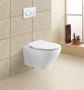 Унитаз подвесной безободковый  BelBagno ACQUA BB340CHR Унитаз подвесной безободковый  BelBagno ACQUA BB340CHR