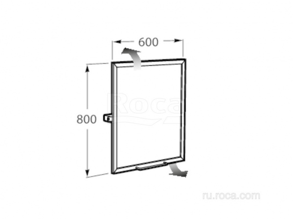 Зеркало Roca Access Comfort 812288000 Зеркало Roca Access Comfort 812288000