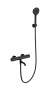 Смеситель для ванны с душем с термостатом и гарнитуром Wonzon & Woghand Inn 2 WW-A2006-A1-MB черный матовый