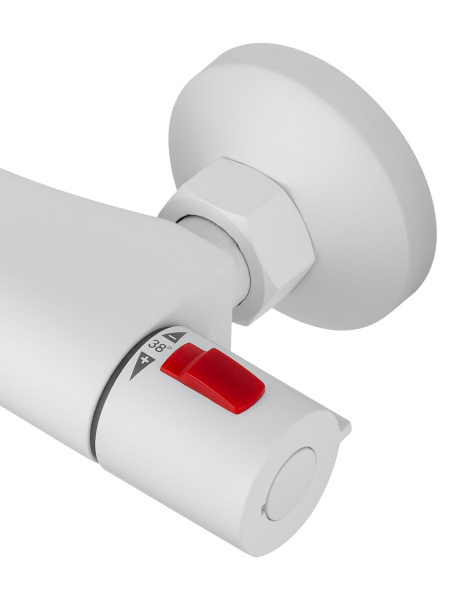 Смеситель для душа с термостатом и гарнитуром Wonzon & Woghand Inn 5 WW-B1005-A-MW белый матовый