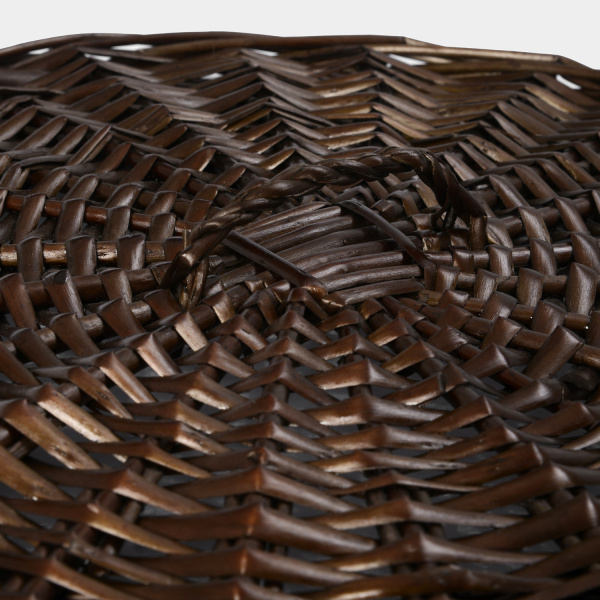 Корзина для белья WasserKRAFT Elbe WB-740-L коричневая