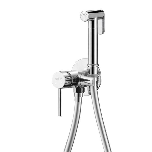 Смеситель с гигиеническим душем ABBER Wasser Kreis AF8125 хром Смеситель с гигиеническим душем ABBER Wasser Kreis AF8125 хром