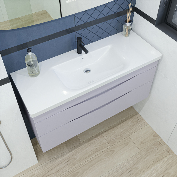 Тумба под раковину Caprigo Lento 120 см 36216-SF028 подвесная стилл