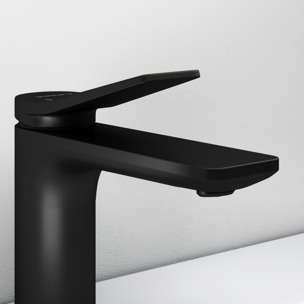 Смеситель для раковины Abelsberg Intensa EGF23520MB вулканический черный матовый