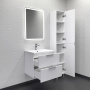 Тумба с раковиной Comforty Лима 60 см 00-00019210 подвесная белая