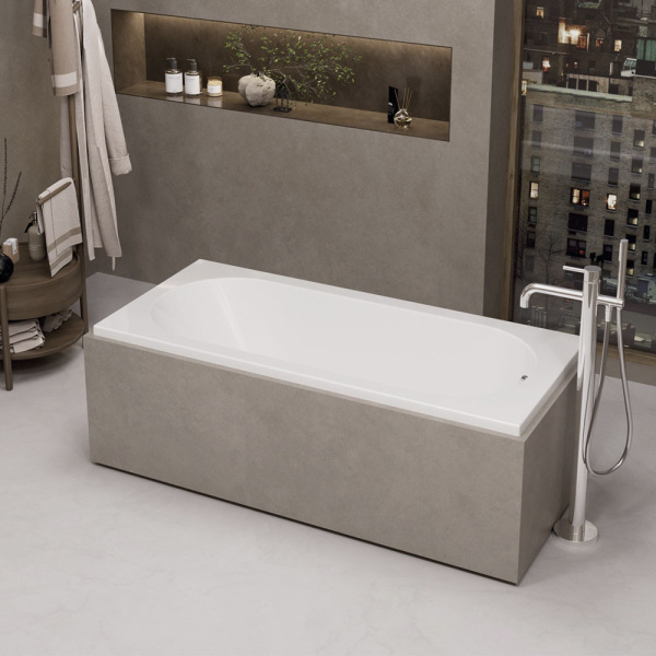 Ванна акриловая Alba Spa Supreme 180x80 см ВПР041000100