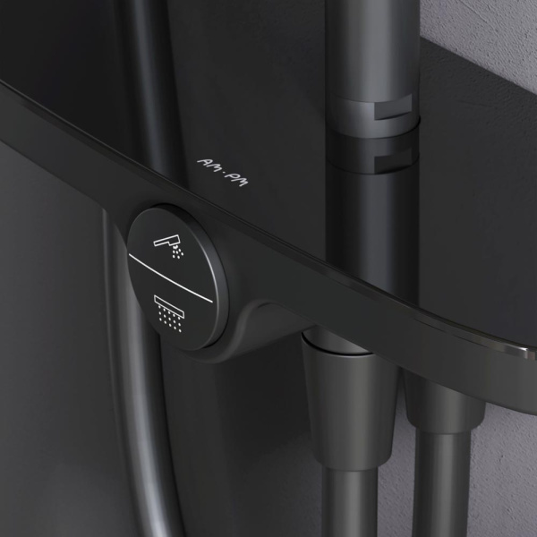 Душевая стойка AM.PM Like F0780222 черный матовый