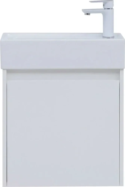 Тумба под раковину Aquanet Nova Lite 50 см 00298853 подвесная белая глянцевая