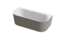 Ванна акриловая Cezares Metauro 180x80 METAURO-INT-Wall-180-80-60-G-W-MATT