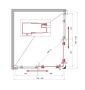 Душевой уголок 80x100 см BelBagno UNO-195 UNO-195-AH-2-100/80-C-NERO черный матовый Душевой уголок 80x100 см BelBagno UNO-195 UNO-195-AH-2-100/80-C-NERO черный матовый