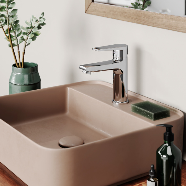 Смеситель для раковины Esko Budapest BT26M хром глянцевый