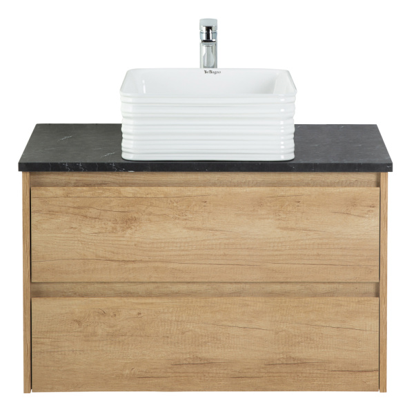 Столешница Belbagno 90 см KEP-90-MNO под раковину marmo nero opaco