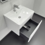 Тумба с раковиной Comforty Валдай 60 см 00-00020674 подвесная белая