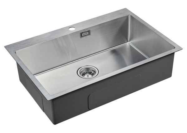 Мойка для кухни стальная 75x51 Paulmark PM807551-BS