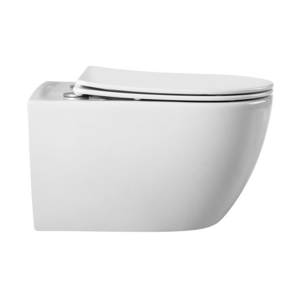 Унитаз подвесной безободковый с функцией биде с сиденьем  Cezares COMFORT CZR-191-TH/BS/CZR-2316-SC Унитаз подвесной безободковый с функцией биде с сиденьем  Cezares COMFORT CZR-191-TH/BS/CZR-2316-SC
