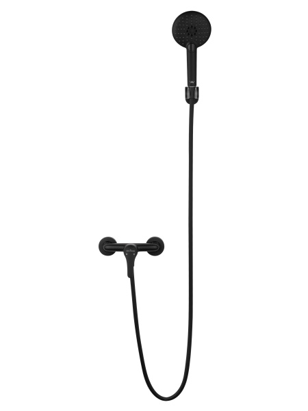 Смеситель для душа с гарнитуром Wonzon & Woghand WW-4540-MB черный матовый