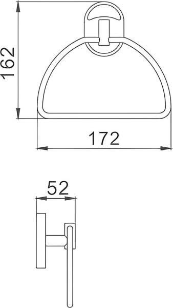 Полотенцедержатель HAIBA HB1904-2