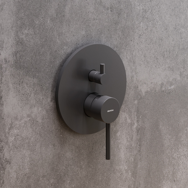 Встраиваемый смеситель Damixa Scandinavian Pure 367100300 черный матовый