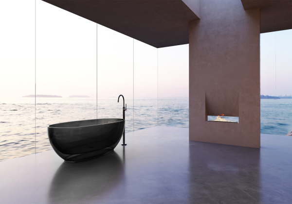 Ванна из полиэфирной смолы Abber 170x80 см AT9703Onyx