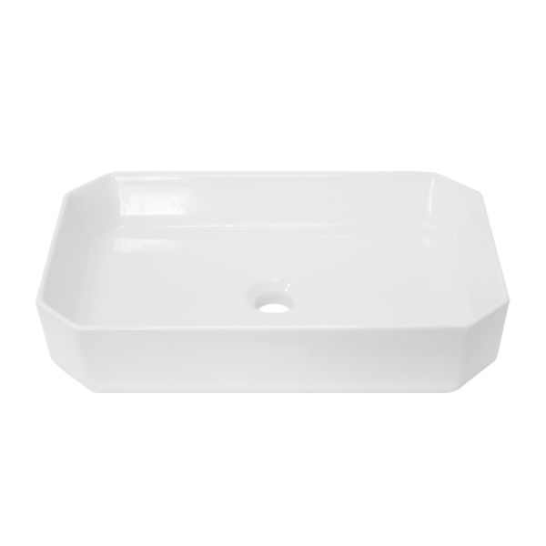 Раковина-чаша Sanita Luxe Line 55 см WB.CT/Line/55-N/WHT.G/S1 накладная белая