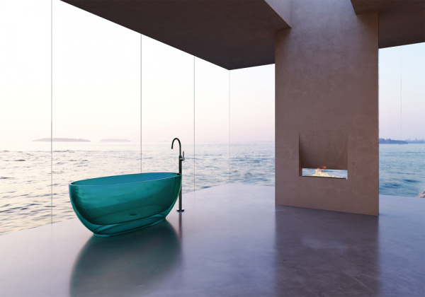 Ванна из полиэфирной смолы Abber 170x80 см AT9703Aquamarin