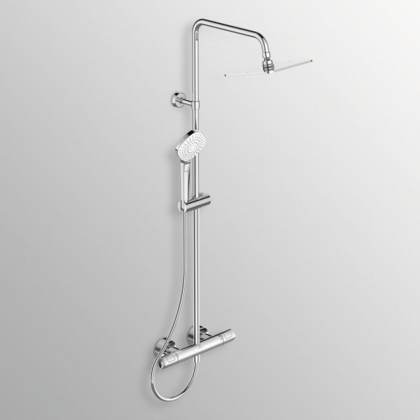Душевая система с термостатическим смесителем для душа Ideal Standard Ceratherm T100 A7240AA Душевая система с термостатическим смесителем для душа Ideal Standard Ceratherm T100 A7240AA