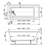 Акриловая ванна VAGNERPLAST CAVALLO 150x70 Акриловая ванна VAGNERPLAST CAVALLO 150x70