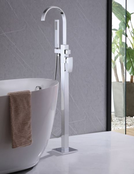 Смеситель напольный  ABBER Wasserfall AF8615 хром Смеситель напольный  ABBER Wasserfall AF8615 хром