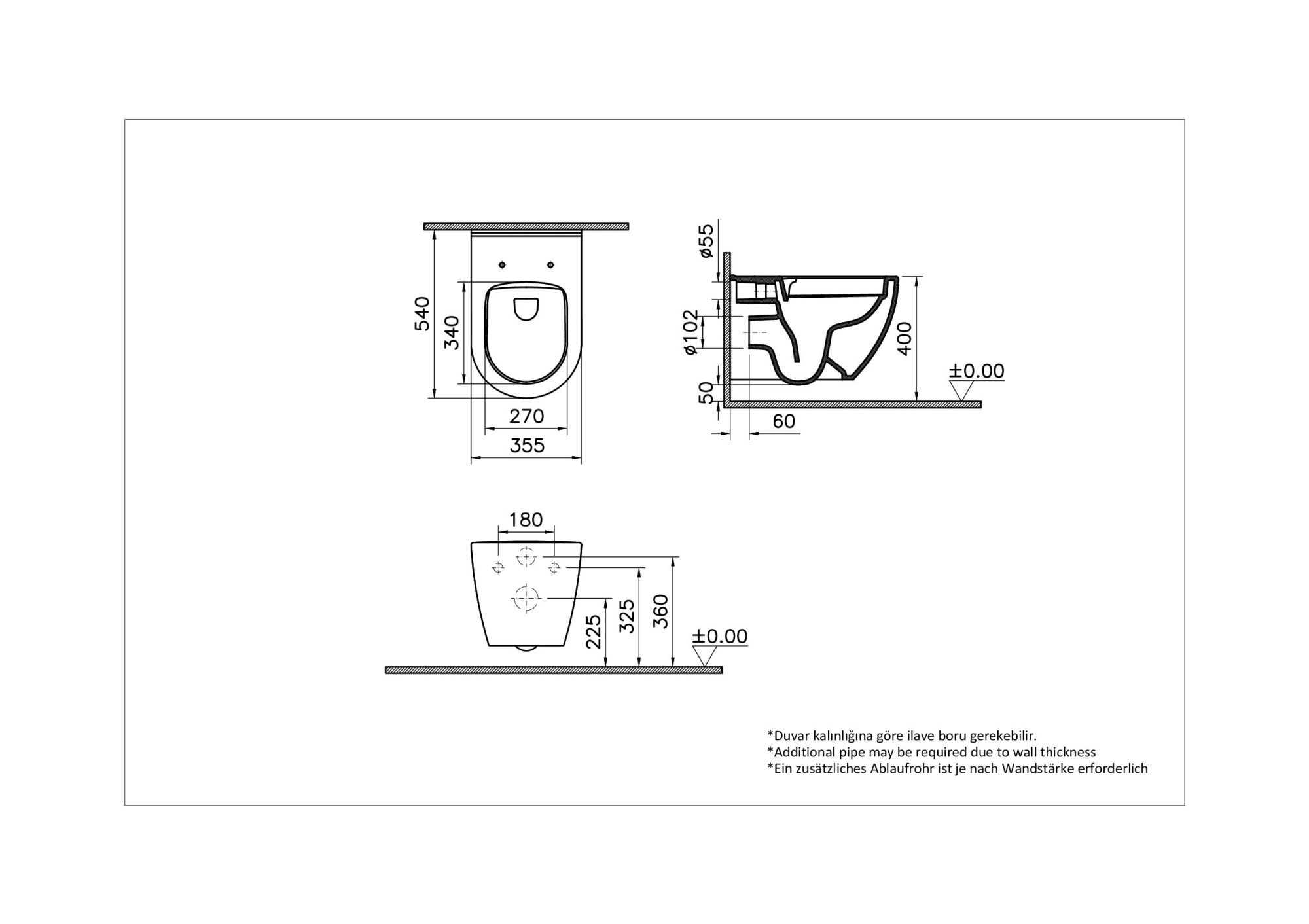 Комплект подвесного унитаза VitrA Mia Round с инсталляцией и кнопкой Комплект подвесного унитаза VitrA Mia Round с инсталляцией и кнопкой