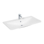Раковина из литьевого мрамора 100x46 см BelBagno ALBANO BB1000/455-LV-MR-ALR белый Раковина из литьевого мрамора 100x46 см BelBagno ALBANO BB1000/455-LV-MR-ALR белый