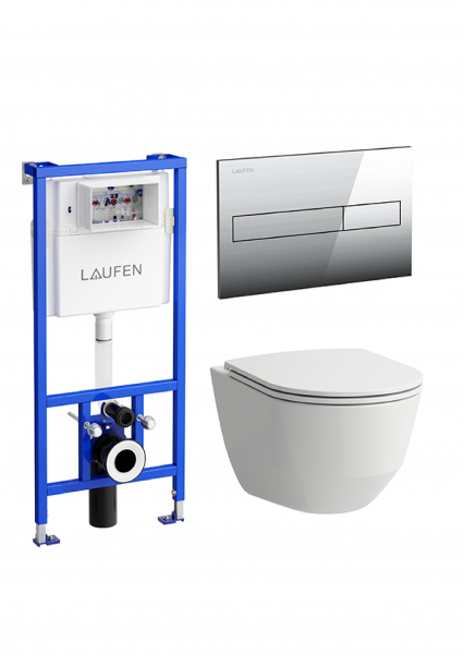 ПЭК интсалляция унитаз кнопка сиденье Laufen Pro 8.6996.6.000.000.R ПЭК интсалляция унитаз кнопка сиденье Laufen Pro 8.6996.6.000.000.R